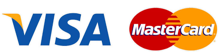 Aceptamos Visa y Mastercard